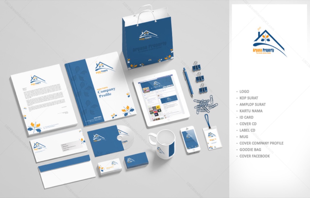 Brand identity kit examples