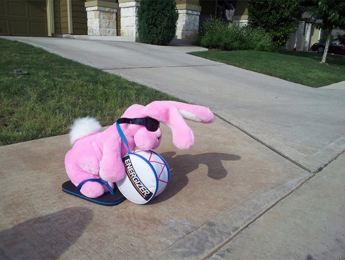 Energizer Bunny mascot advertising