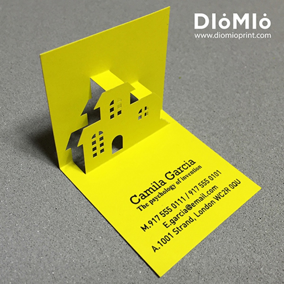 Professional business card examples
