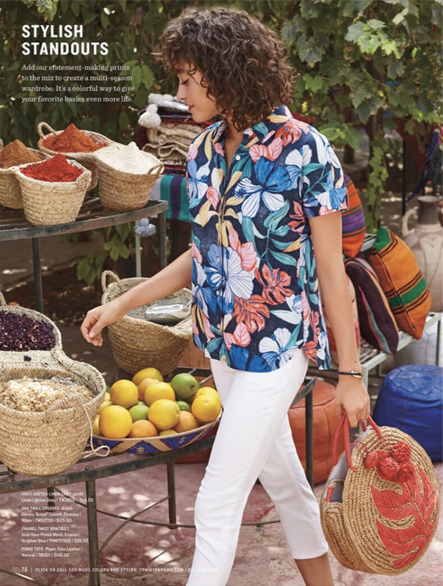 Tommy Bahama cultural marketplace background catalogue