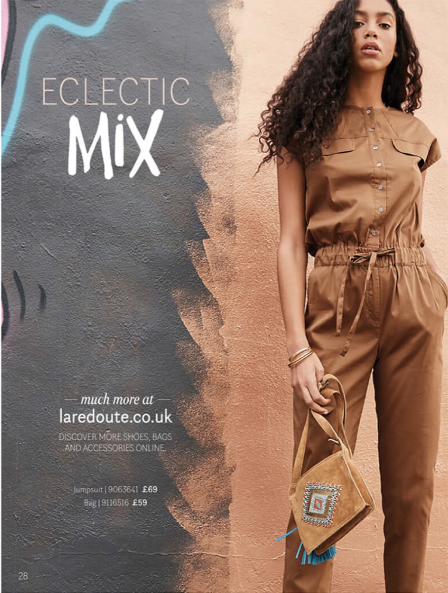 La Redoute abstract background product catalogue