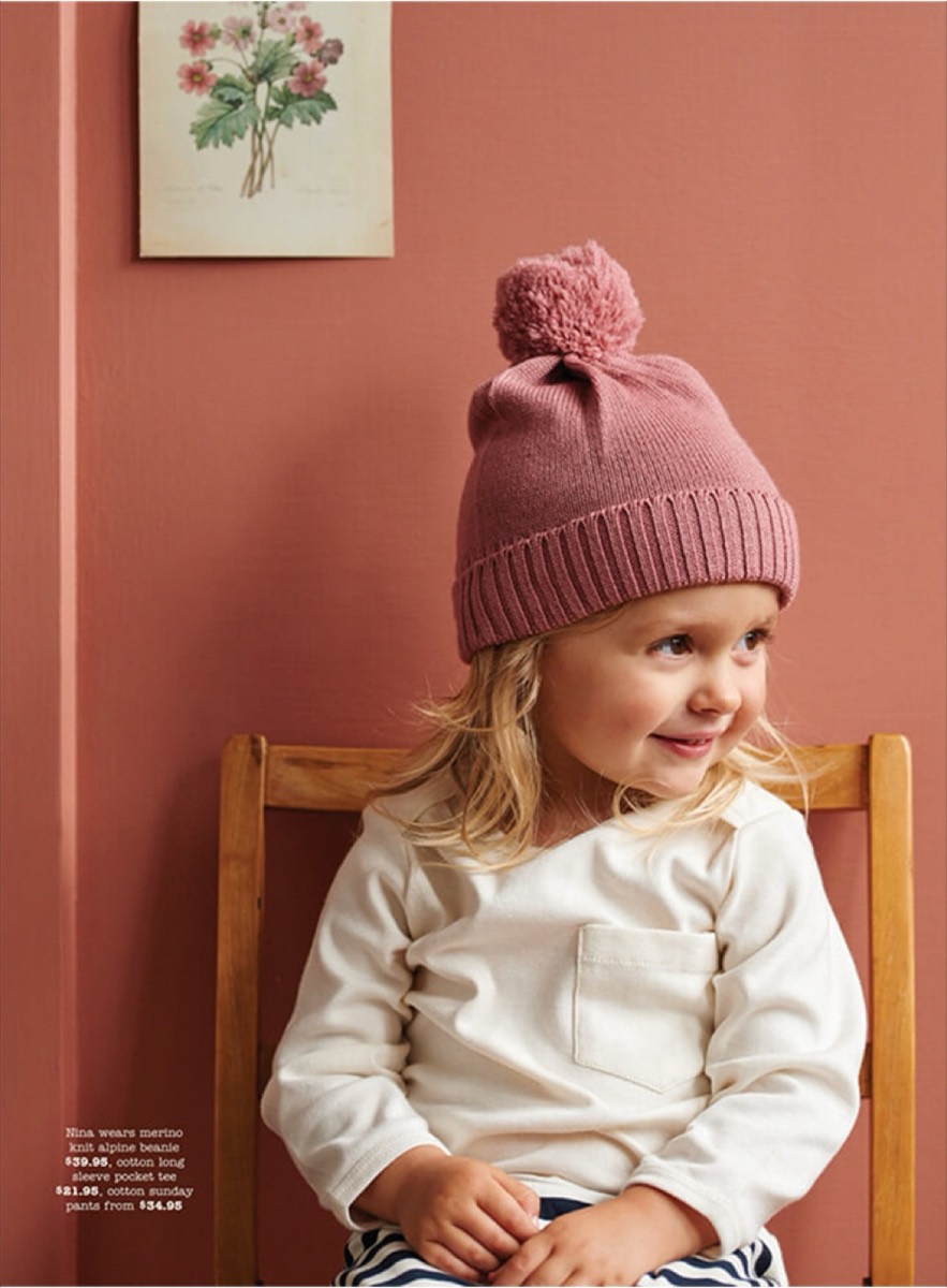 Nature Baby natural photography catalogue design