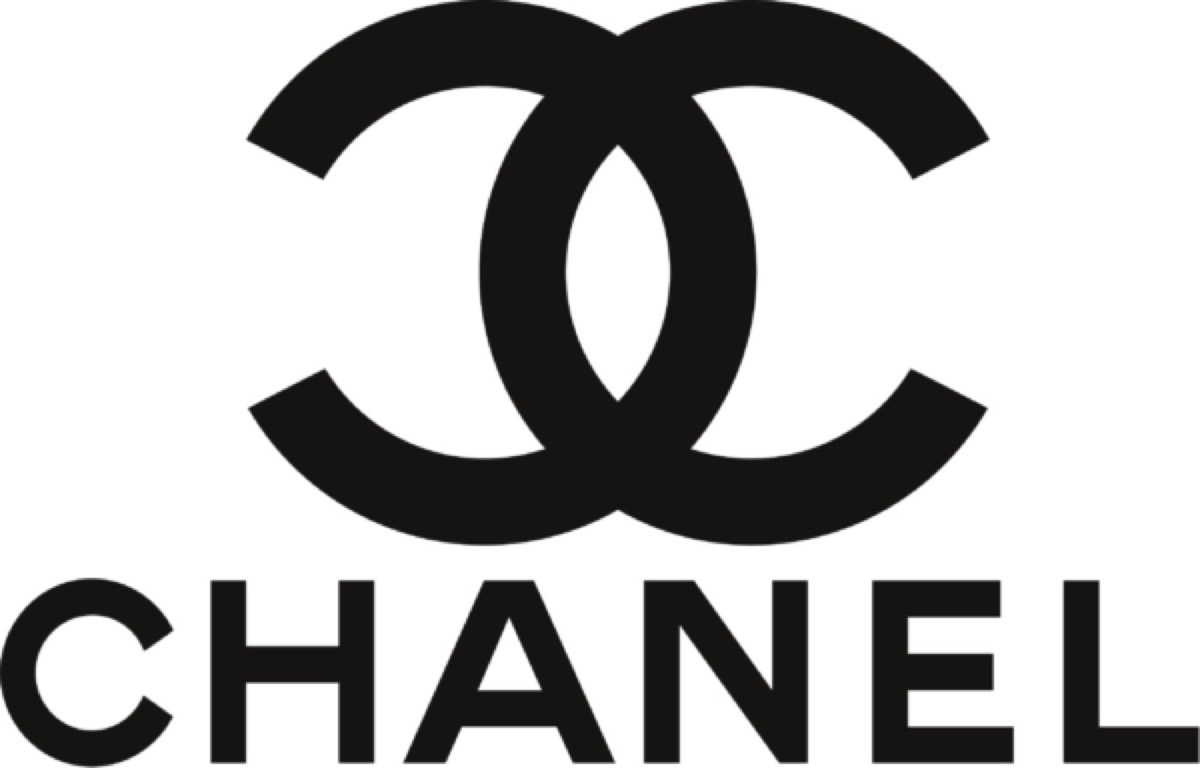 Chanel's black logo for luxury and sophistication