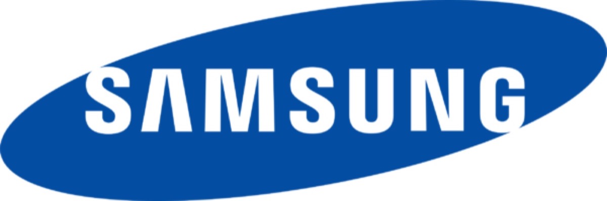 Samsung's blue logo communicating technology and dependability