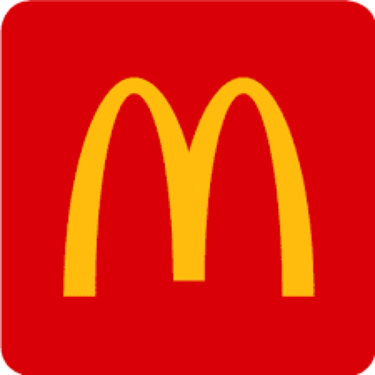 McDonald's red and yellow logo for appetite and energy