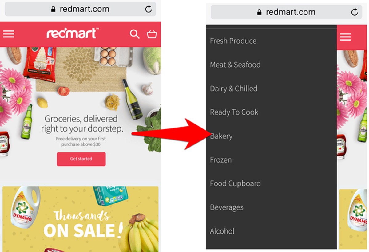 Easy navigation design for eCommerce websites