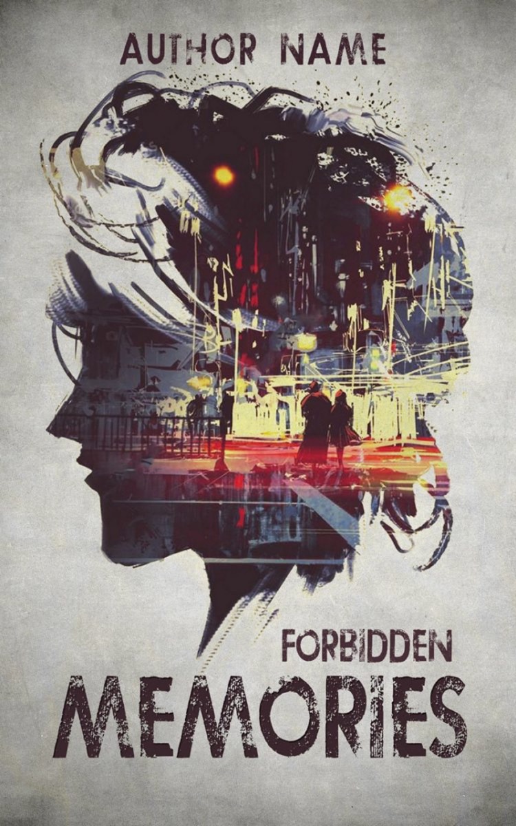 Collage book cover design example