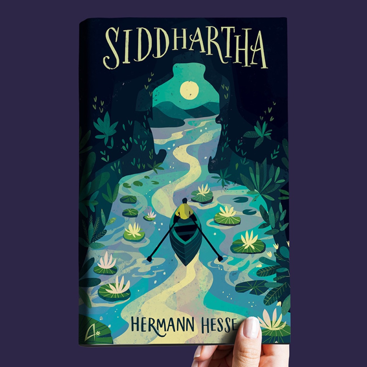 Detailed illustrative book cover design