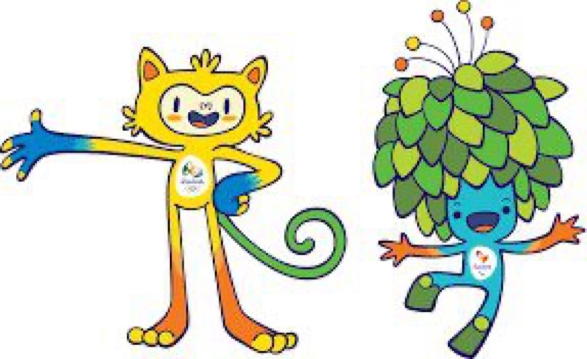 Vinicius and Tom, Rio 2016 mascots