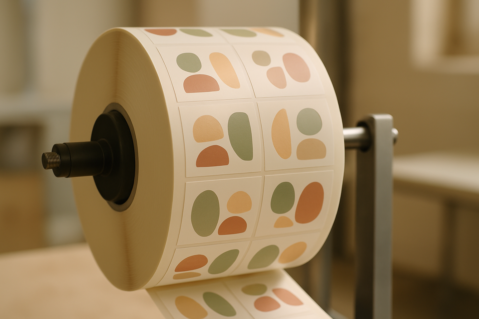 Bulk roll sticker design files