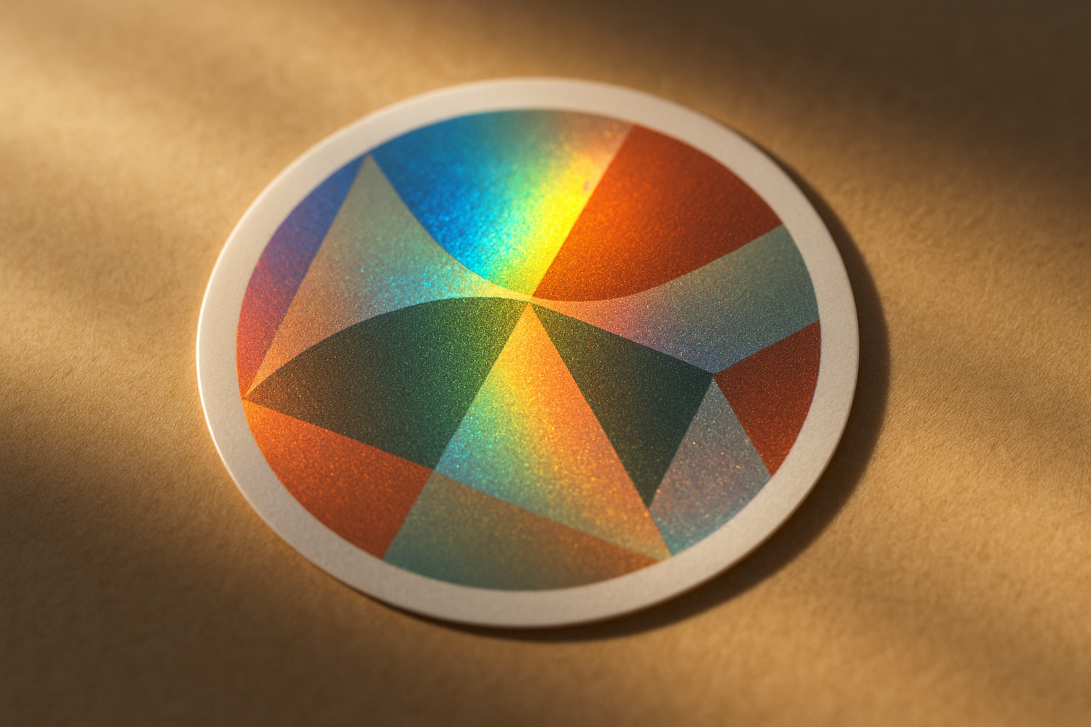 Holographic specialty substrate sticker files